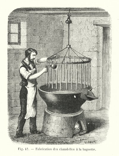 Fabrication des chandelles à la baguette - European School