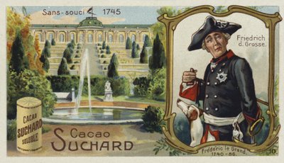 Frédéric le Grand, roi de Prusse, et le palais de Sanssouci, Potsdam - European School