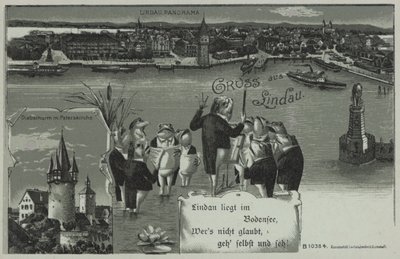 Concert de grenouilles à Lindau (litho) - European School