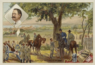 Général Toral et la reddition des Espagnols après le siège de Santiago de Cuba, Guerre hispano-américaine, 17 juillet 1898 - European School