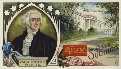 George Washington, premier président des États-Unis, et la Maison-Blanche, Washington DC - European School