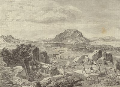 Grèce et Rome - Grèce : Corinthe, vue depuis une carrière - European School