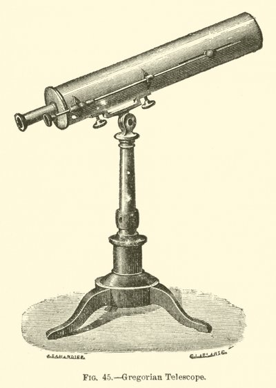 Télescope Grégorien (gravure) - European School