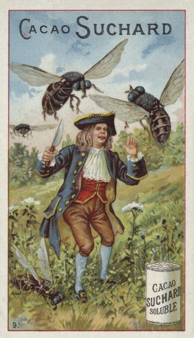Gulliver attaqué par des guêpes géantes à Brobdingnag - European School