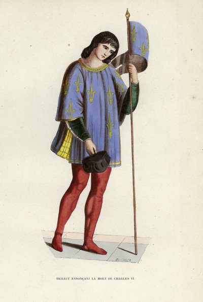 Héraut annonçant la mort de Charles VI - European School