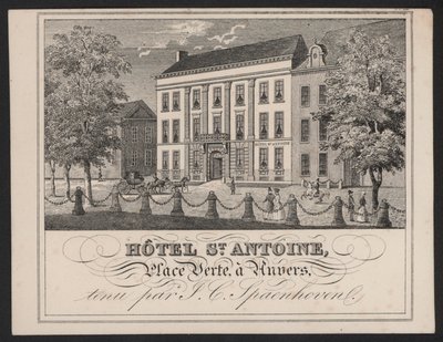 Hôtel Saint Antoine, Anvers, J C Spaenhoven - European School