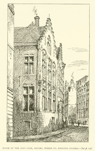 Maison de la Pomme de Pin, Bruges, où Saint Ignace a séjourné - European School