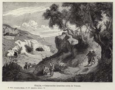 Italie, Catacombes israélites près de Venosa - European School