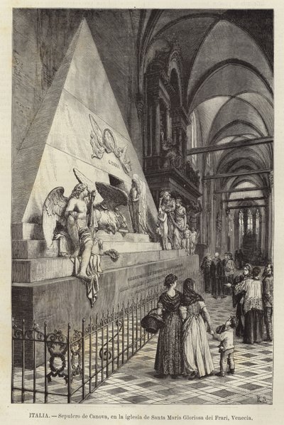 Italie - Tombe de Canova, dans l