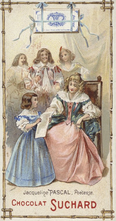 Jacqueline Pascal, poétesse française, enfant - European School