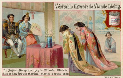 Femmes japonaises reçues par le Mikado et sa femme - European School