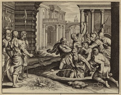 Jérémie jeté dans une citerne pour avoir prophétisé la ruine de Jérusalem - European School