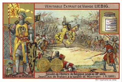 Jean Ier, duc de Brabant, à la bataille de Woeringen, 1288 - European School