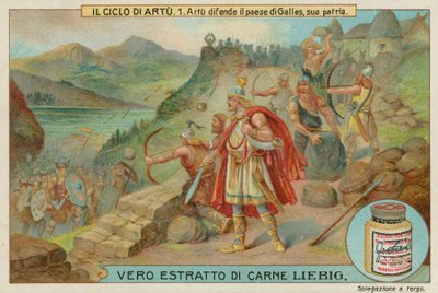 Le roi Arthur défend sa patrie du Pays de Galles - European School