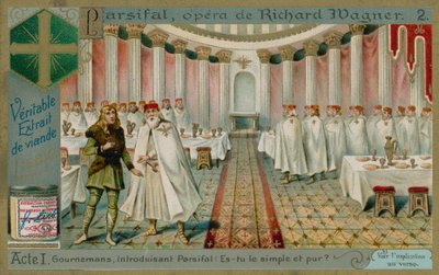 Chevaliers dans la salle du Graal - European School