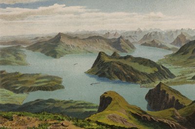 Lac de Lucerne : Vue depuis le Pilatus - European School