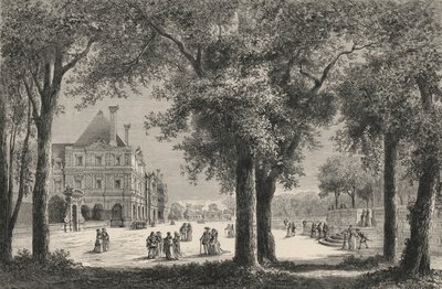 Le Luxembourg au temps de Marie de Médicis (gravure) - European School