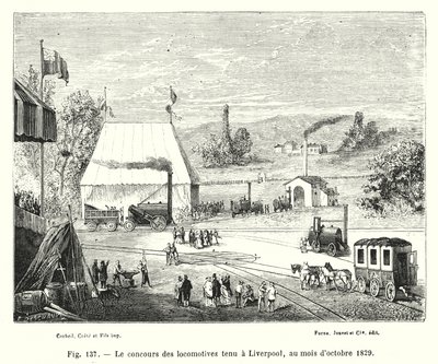 Le concours des locomotives tenu à Liverpool, en octobre 1829 - European School