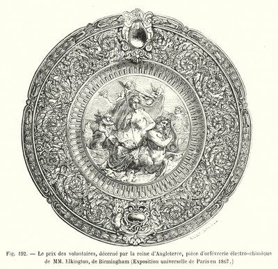 Le prix des volontaires, décerné par la reine d