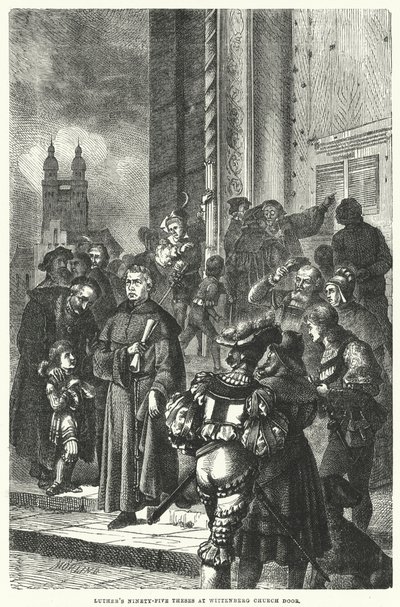 Les quatre-vingt-quinze thèses de Luther à la porte de l