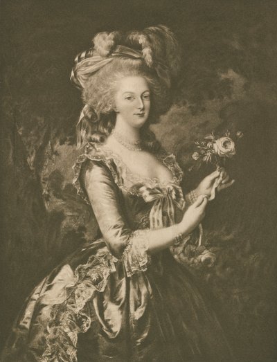Marie-Antoinette (lithographie) - European School