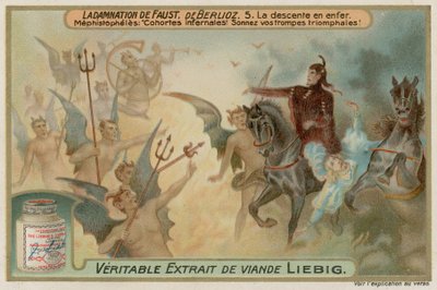 Méphistophélès arrive en enfer avec Faust - European School