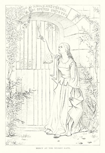 La Miséricorde à la Porte du Guichet (gravure) - European School