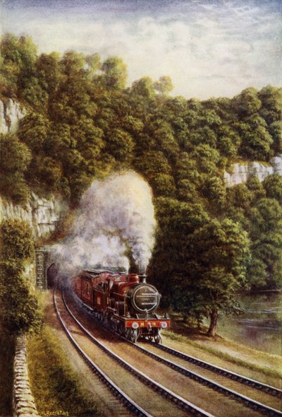 Train express écossais du Midland Railway traversant les Yorkshire Dales - European School
