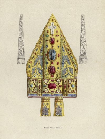 Mitre du XVe siècle - European School