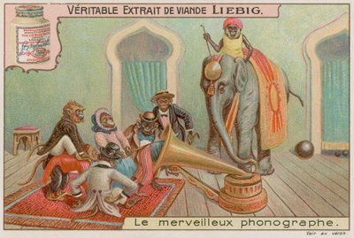 Singes et un gramophone - European School
