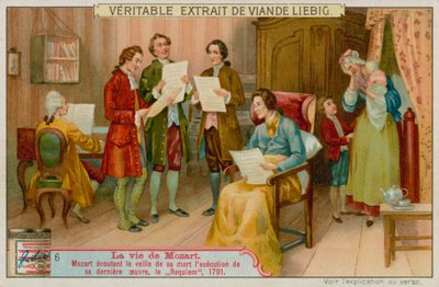 Mozart écoute le Requiem avant sa mort - European School