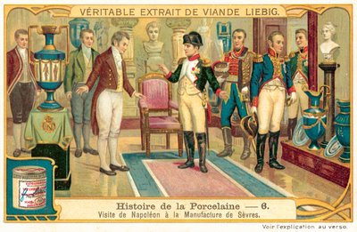 Napoléon Ier visitant la manufacture de porcelaine de Sèvres, France - European School