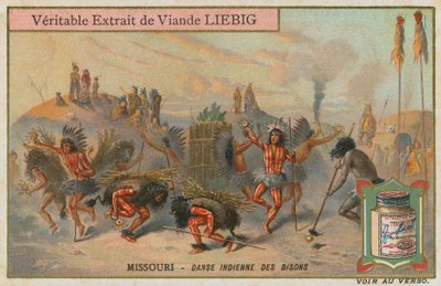 Danse du bison des Amérindiens au Missouri - European School