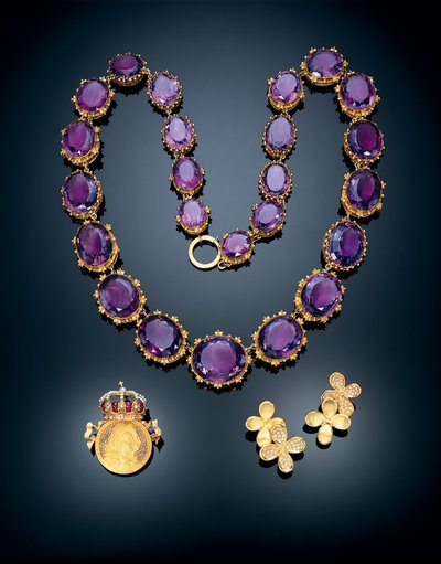 Collier, vers 1870 - European School