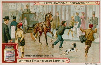 Vendeurs de journaux à New York - European School