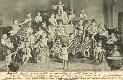 Orchestre de bébés (litho) - European School