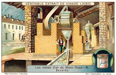 Moulin à minerai aux mines d