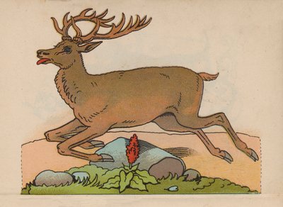 Page du Livre Magique (lithographie en couleur) - European School