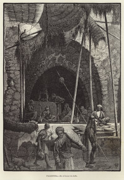Palestine, Dans le bazar de Jaffa - European School