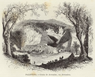 Palestine, Grotte de Jérémie, à Jérusalem - European School