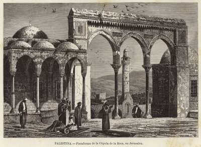 Palestine, Plateforme du Dôme du Rocher, à Jérusalem - European School