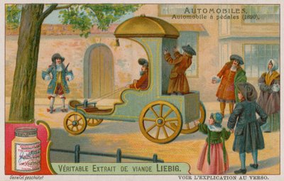 Voiture à pédales, 1690 - European School