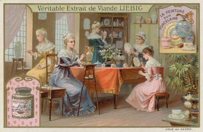 Peinture sur porcelaine - European School