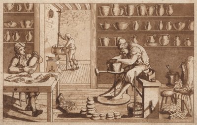 Poterie (lithographie) - European School