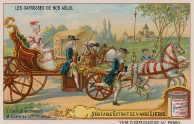 Carrosse de promenade du XVIIe siècle - European School