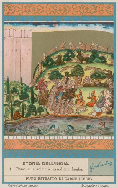 Rama et les singes assiègent Lanka - European School