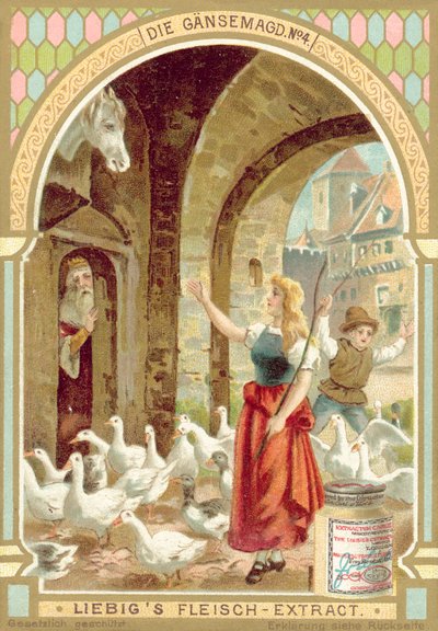 Scène du conte de fées des frères Grimm La Jeune Fille sans mains - European School