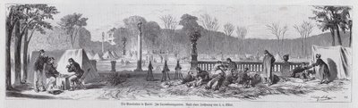 Scène dans le Jardin du Luxembourg sous la Commune de Paris - European School