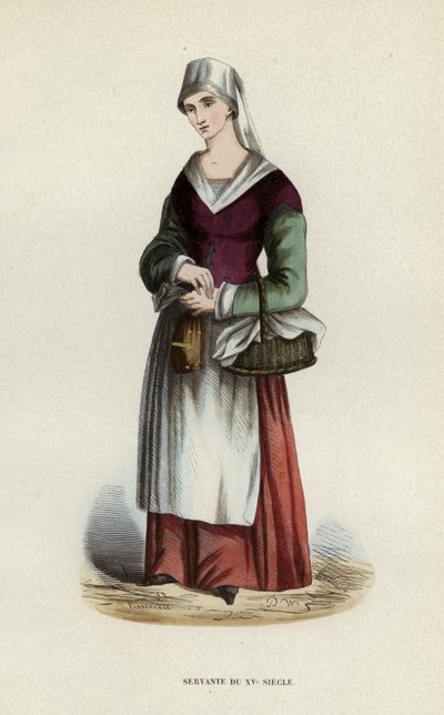 Servante du XVe siècle - European School