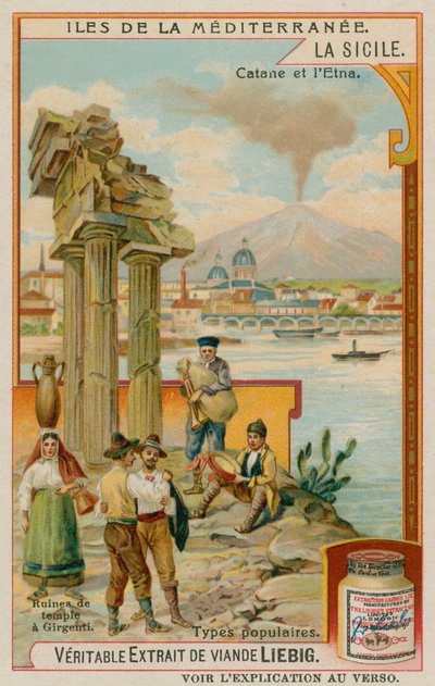 Sicile : Messine, le mont Etna et les ruines d